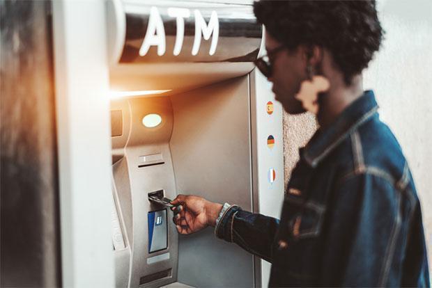Sending money for an ATM