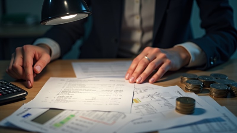 Navigating debt refinancing: benefits, drawbacks, and credit impact, Concept art for illustrative purpose, tags: high - Monok